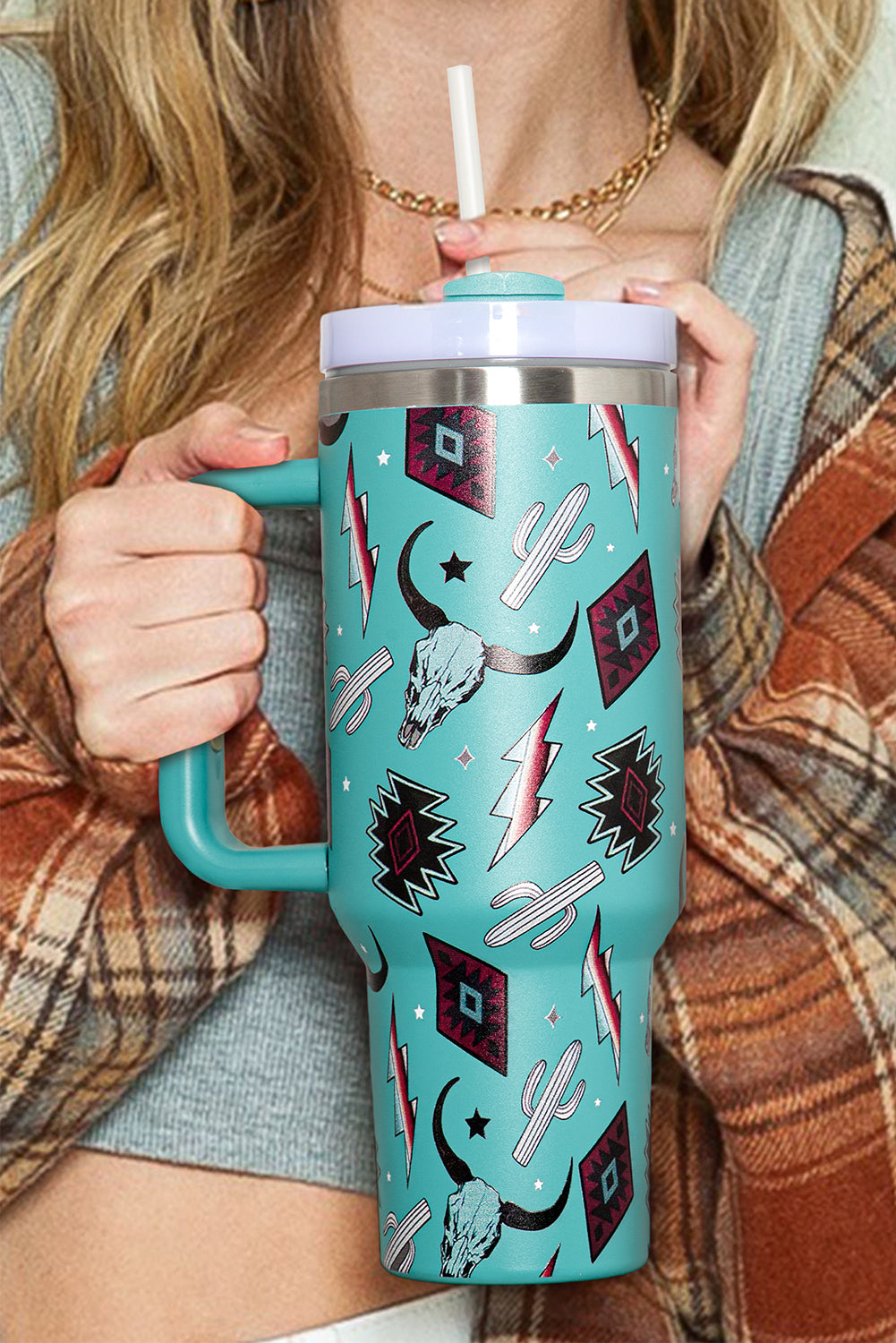 WESTERN TUMBLER BLUE