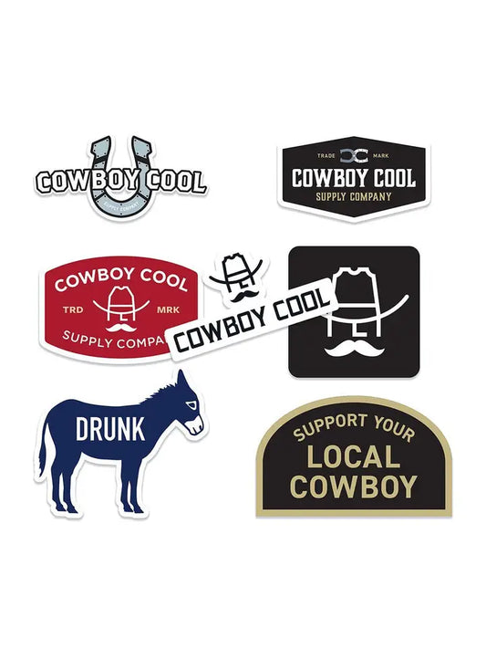 Cowboy Cool Assorted Stickers